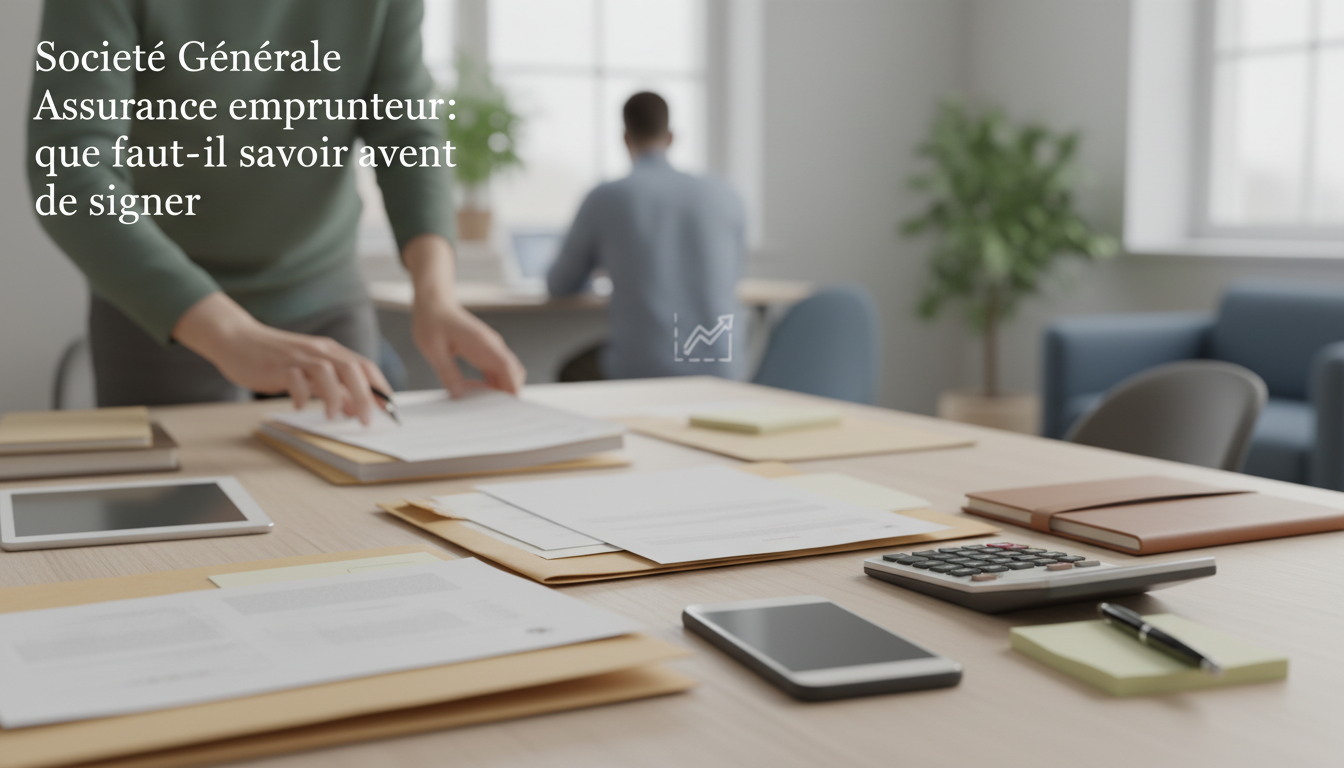 découvrez tout ce qu'il faut savoir sur l'assurance emprunteur de la société générale avant de signer : garanties, conditions, et conseils pour bien choisir.