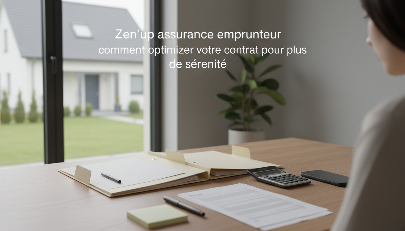 découvrez comment optimiser votre contrat d'assurance emprunteur avec zen'up pour bénéficier d'une couverture optimale et vivre votre projet en toute sérénité.